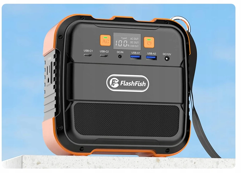 Nešiojamoji maitinimo stotis FlashFish A101 120W 26400mAh Powerbank su LED