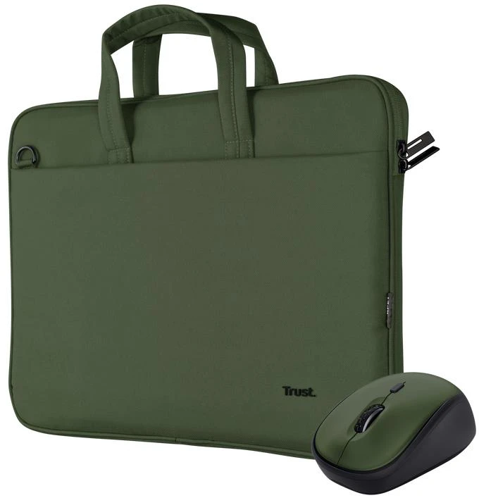 Nešiojamų kompiuterių krepšys Trust Nb Case Bologna + Mouse Set 24988. juoda. 16"