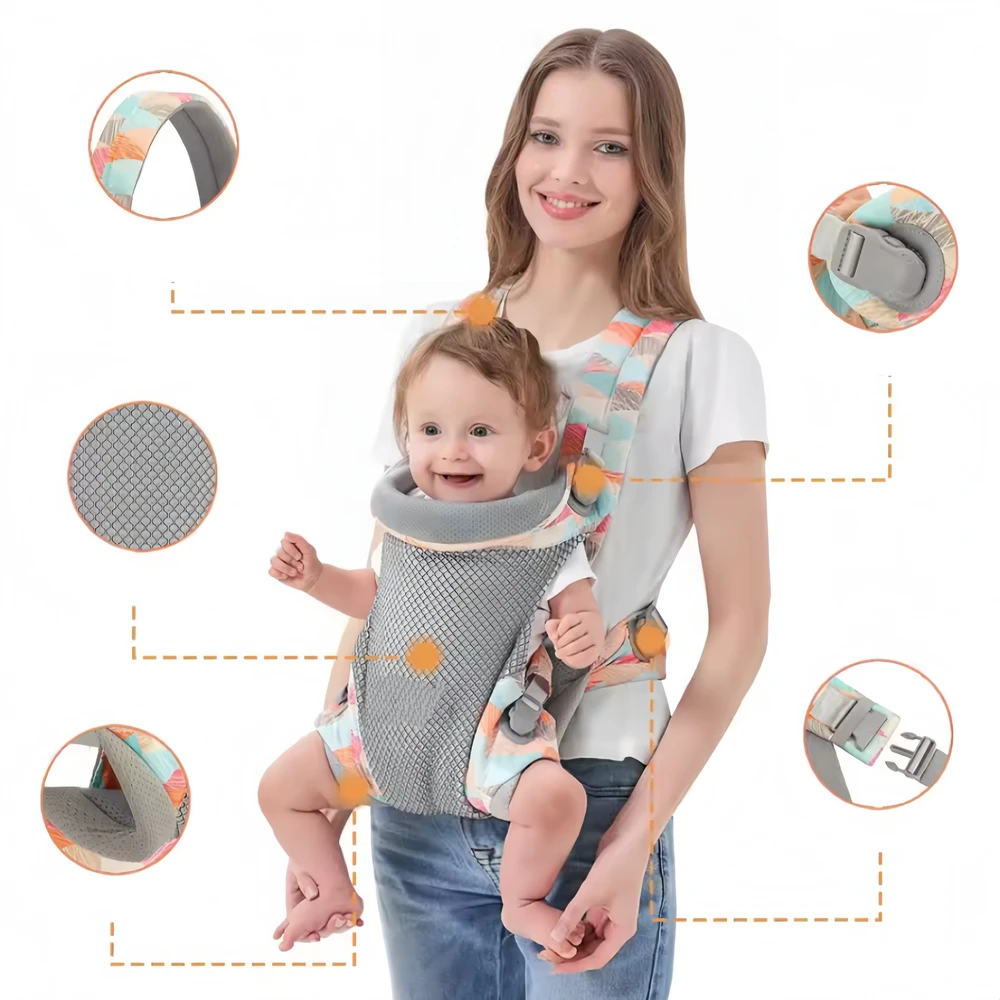Nešioklė 4in1, ergonomiška, reguliuojama rankena, 15 kg