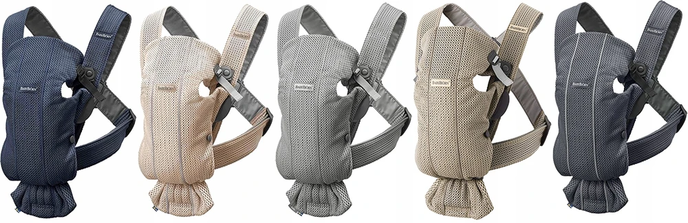 BABYBJORN nešioklė Mini Greige 3D Mesh