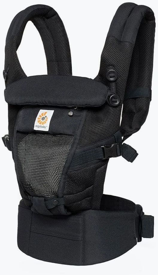 ERGOBABY nešioklė ADAPT SOFTTOUCH, Cotton, Onikso juodos spalvos, BCASTCONYX