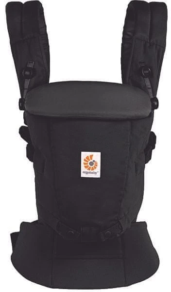 ERGOBABY nešioklė ADAPT SOFTTOUCH, Cotton, Onikso juodos spalvos, BCASTCONYX