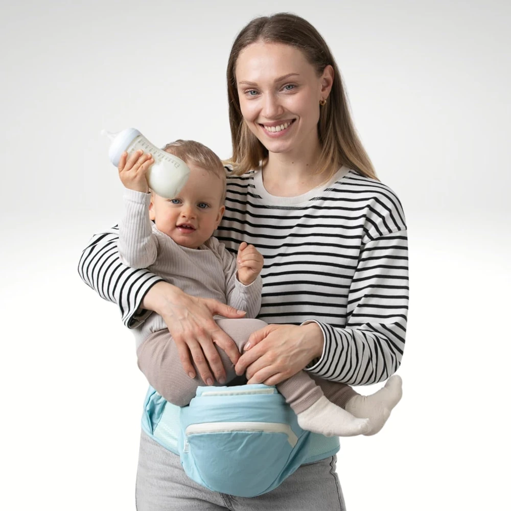 Nešioklė kūdikiui 9in1 Ergonomiška klubų nešynė 100 % medvilnė