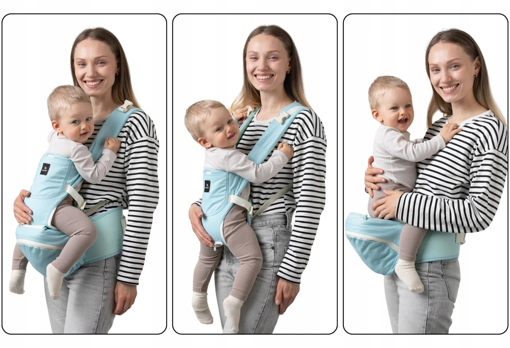 Nešioklė kūdikiui 9in1 Ergonomiška klubų nešynė 100 % medvilnė