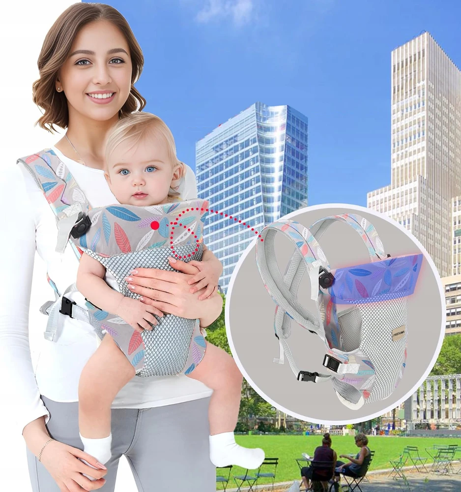 Nešioklė kūdikiui Wrap Cabrio 4 in 1 daugiafunkcinė 15 kg