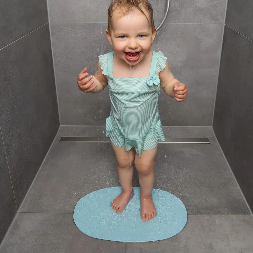 Reer - MyHappyBath kūdikio vonios kilimėlis - mėlynas - 42 x 25 cm