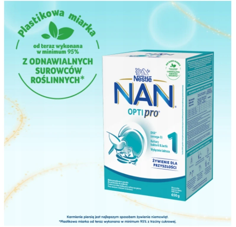 Nestle NAN OPTIPRO 1 pienas kūdikiams nuo 0 iki 6 mėnesių 6x 650 g