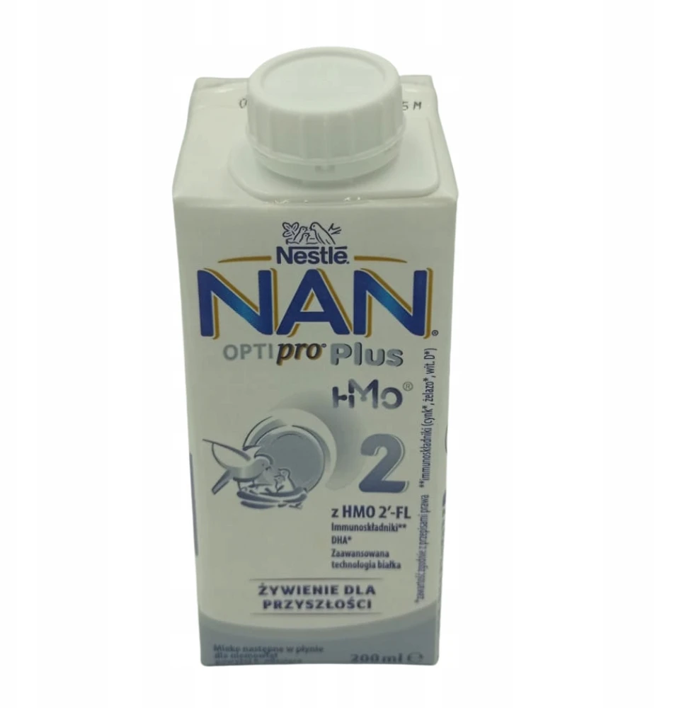 Nestlé NAN OPTIPRO Plus 2 Milk Next 200ml nuo 6m+ Paruoštas gerti