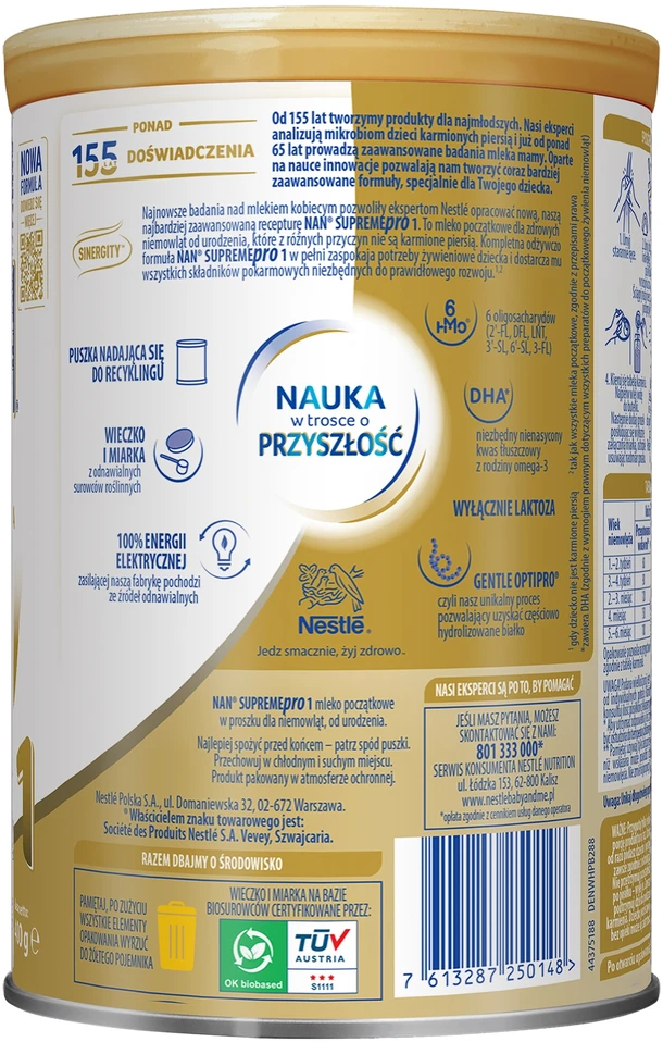 „Nestlé NAN Supremepro“ pieno mišiniai kūdikiams 1 400g