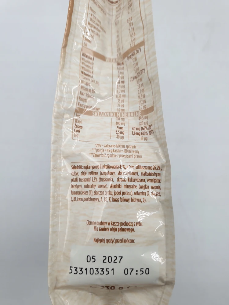 NESTLE PIENO IR RYŽIŲ BRAKŠČIŲ košė 230 g