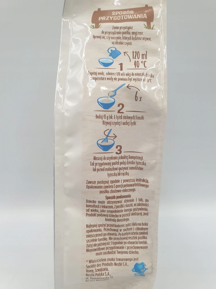 Nestlé Pieno ir ryžių košės aviečių 230g