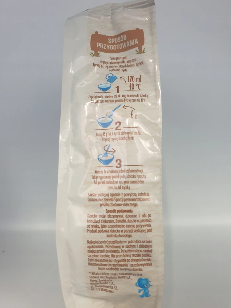 NESTLE pieno-ryžių košė obuolių-vyšnių po 8 mėn 230g