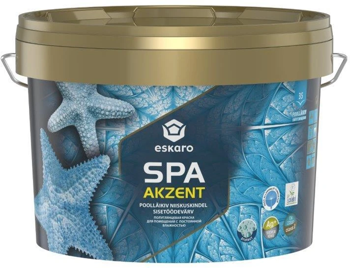 Nešvarumus atstumiantys sienų dažai SADOLIN EASYCARE KITCHEN&BATHROOM, matiniai, BW bazė, 2,5 l