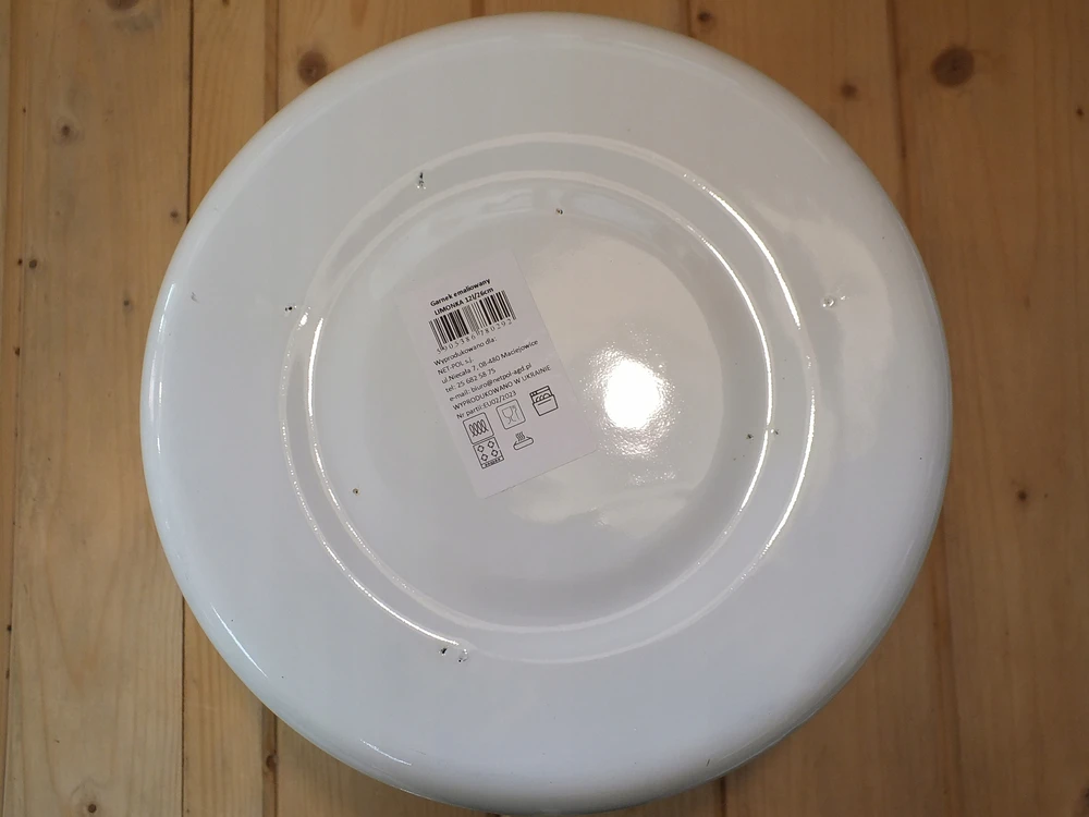 Net Pol Emalio puodas 26cm 12L su kalkėmis