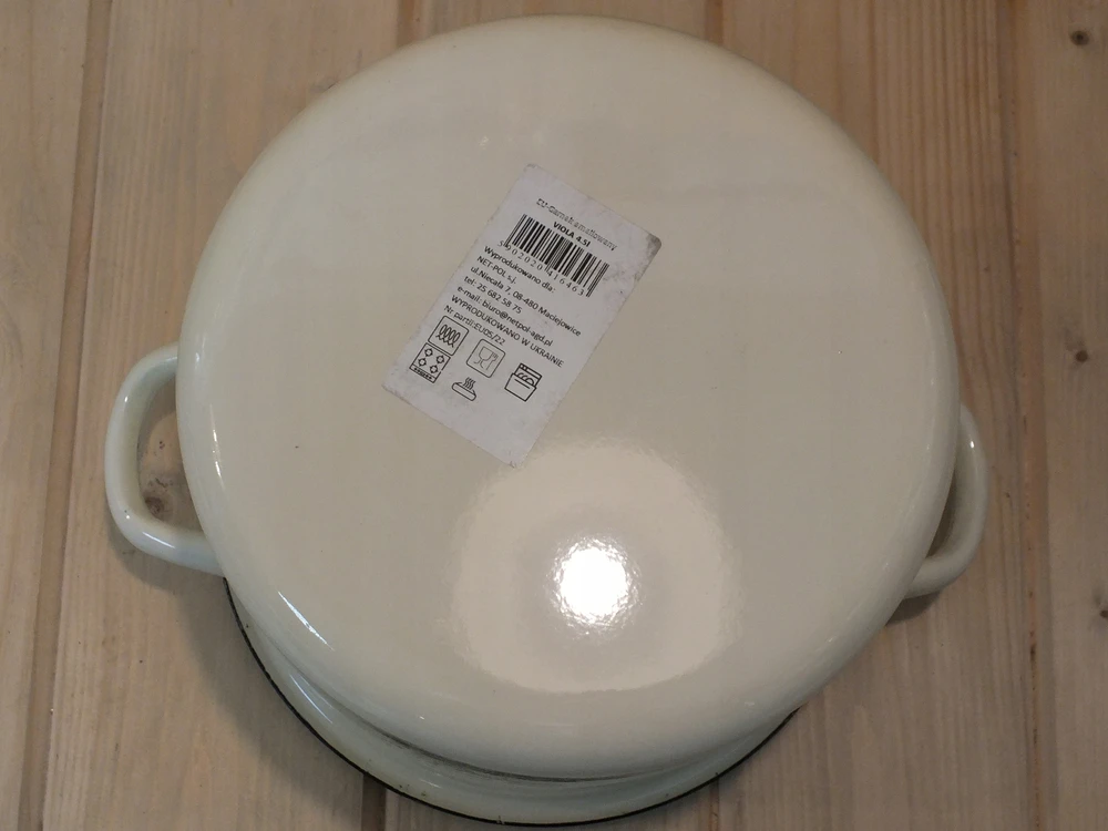 Net Pol Emaliuotas puodas su dangčiu 20 cm 4,5 l