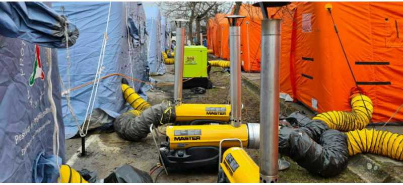 MASTER NAGRZEWNICA OLEJOWA BV 77E Z ODPROWADZENIEM SPALIN 21kW