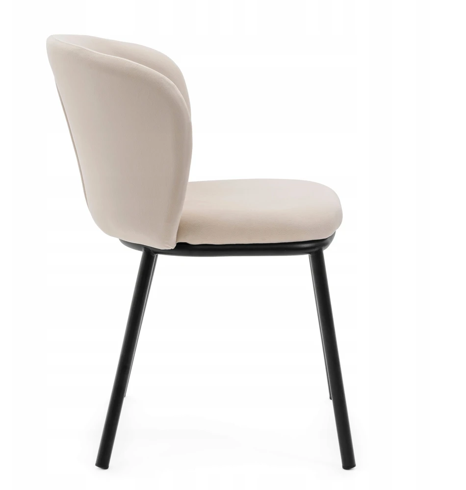 New Home AKSOMINĖ MINKŠTA KĖDĖ SVETAINEI VALGOMO GLAMOUR BEIGE BARI