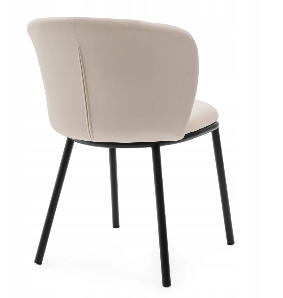 New Home AKSOMINĖ MINKŠTA KĖDĖ SVETAINEI VALGOMO GLAMOUR BEIGE BARI