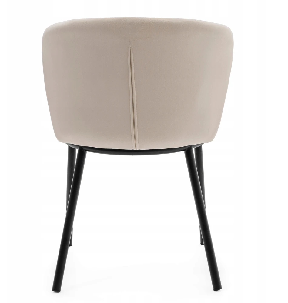 New Home AKSOMINĖ MINKŠTA KĖDĖ SVETAINEI VALGOMO GLAMOUR BEIGE BARI
