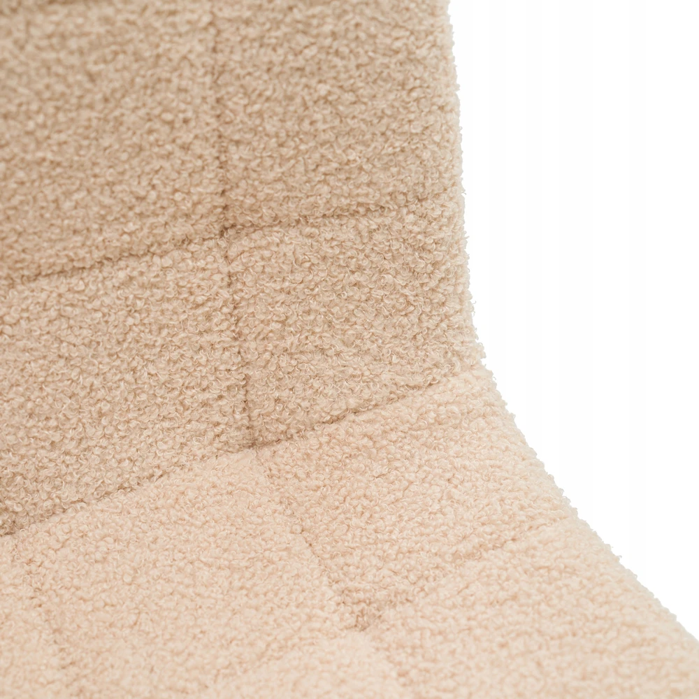 New Home BOUCLE TEDDY ARCO apmušalai SUKAMOJI KĖDĖ SVETAINEI, TAMSIAI BEIGE