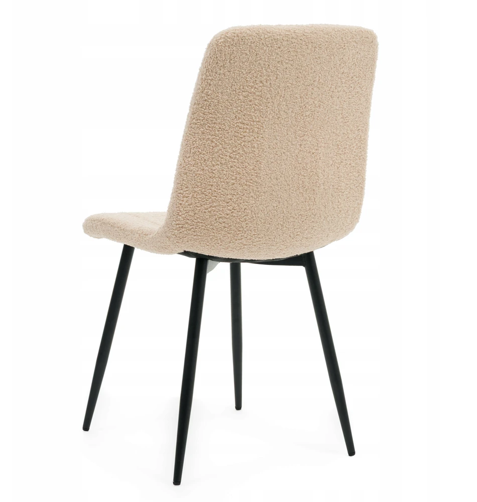 New Home BOUCLE TEDDY GELA MINKŠTA KĖDĖ SVETAINEI VALKOJOJE, TAMSIAI BEIGE