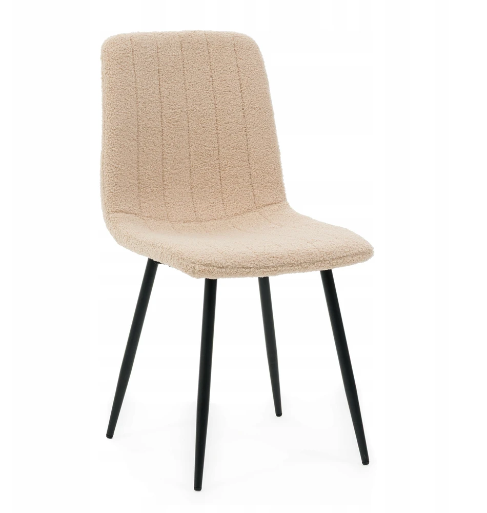 New Home BOUCLE TEDDY GELA MINKŠTA KĖDĖ SVETAINEI VALKOJOJE, TAMSIAI BEIGE