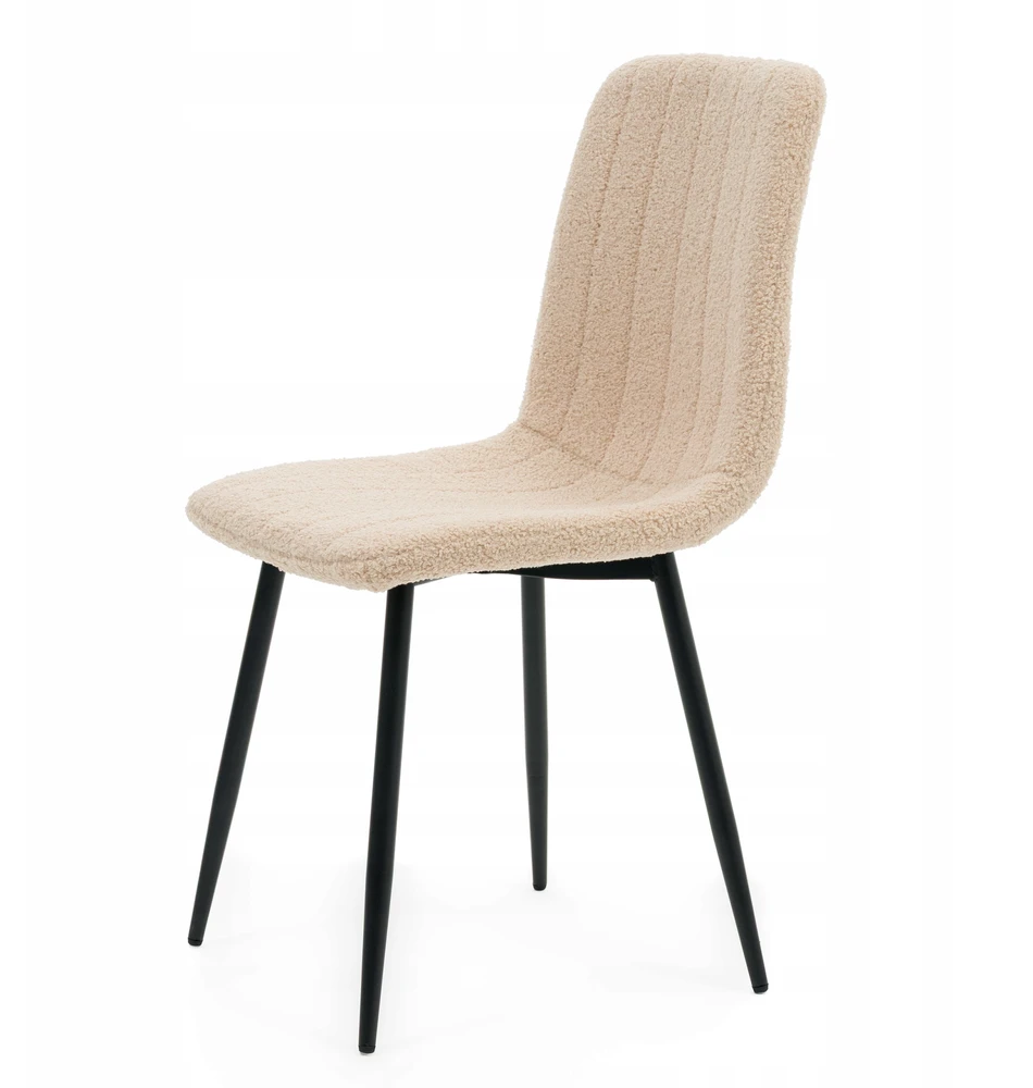 New Home BOUCLE TEDDY GELA MINKŠTA KĖDĖ SVETAINEI VALKOJOJE, TAMSIAI BEIGE