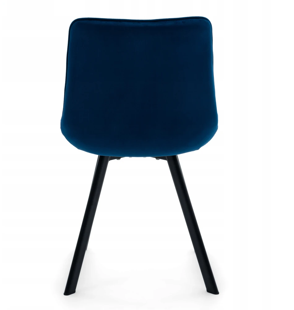New Home GLAMOUR GLAMOUR NAVY Mėlynas TORI MINŠTA AKSOMINĖ KĖDĖ SVETAINEI VALGOMUI