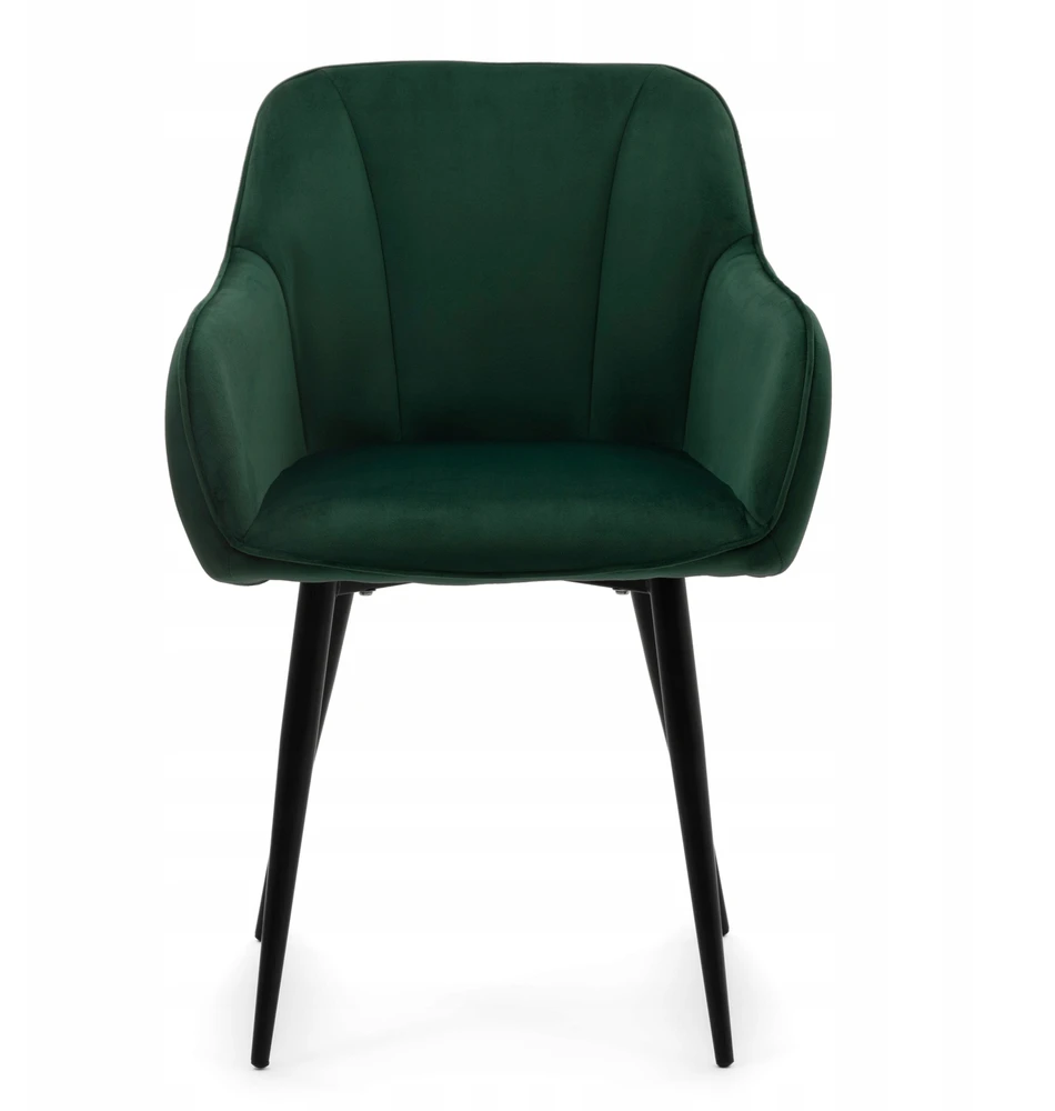 New Home MINŠTA AKSOMINĖ DUKTYVINĖ KĖDĖ SVETAINEI, VALGOMAI, LAGO Žalias