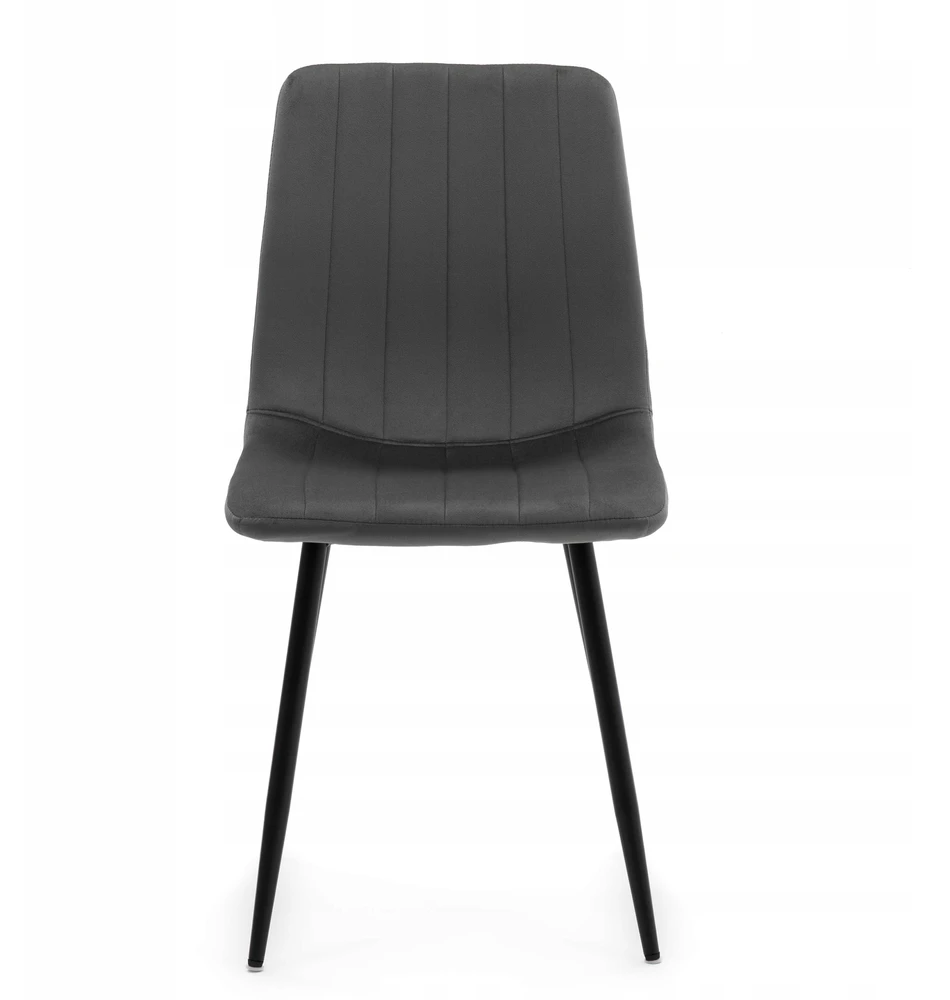 New Home MINŠTA KĖDĖ SVETAINEI VALGOMO VELIURAS VELVET GELA GRAY