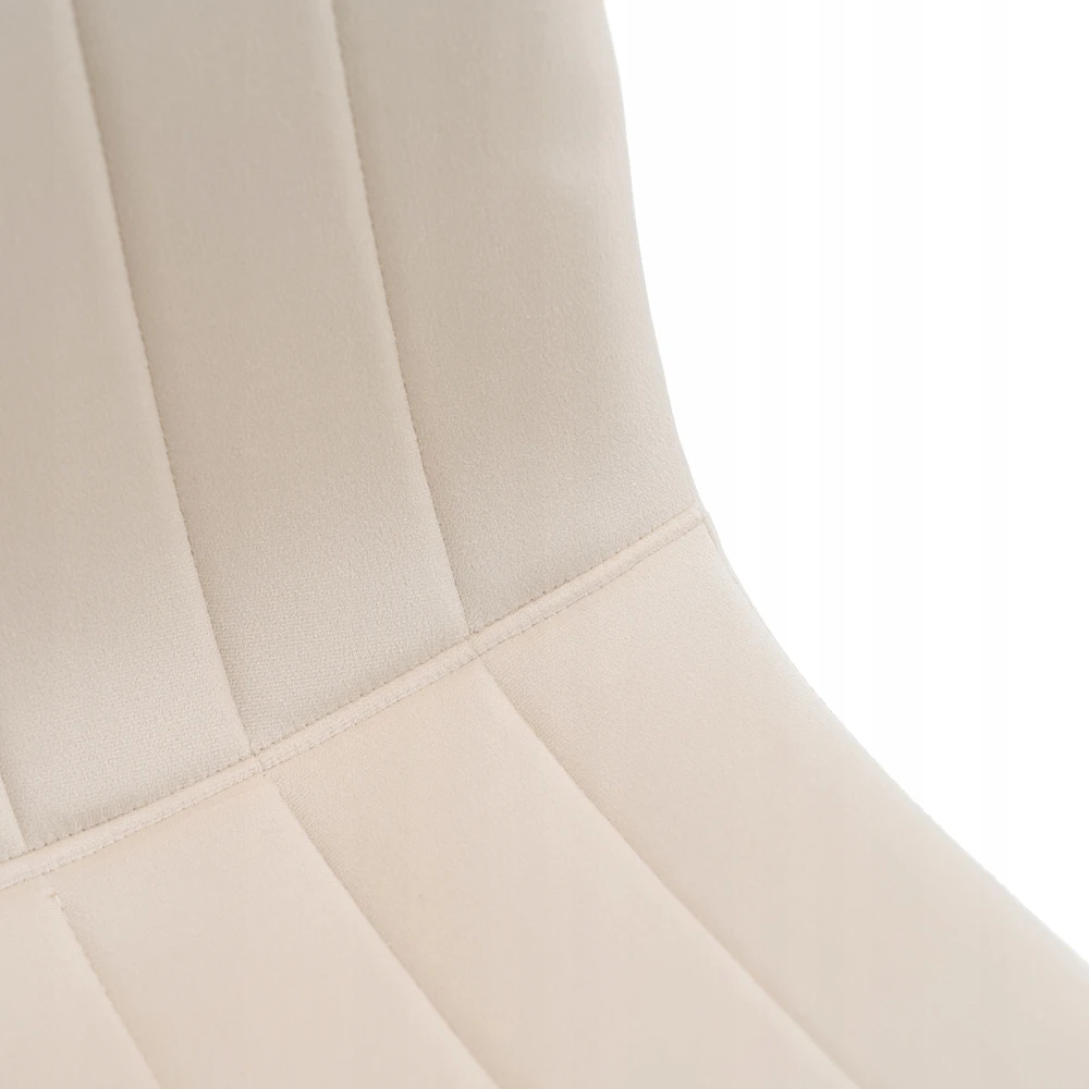 New Home MINŠTA KĖDĖ SVETAINEI VALGOMO VELIŪRAS VELVETINĖ GELA BEIGE