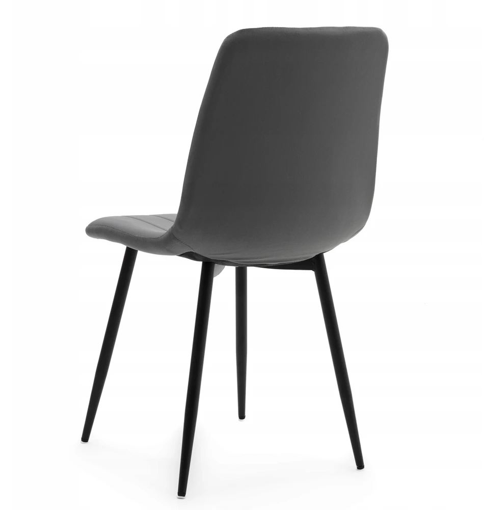 New Home MINŠTA KĖDĖ SVETAINEI VALGOMO VELIURAS VELVET GELA GRAY