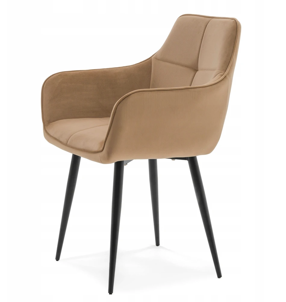 New Home MODERNĖ GLAMOUR QUATTRO MINŠTA AKSOMINĖ KĖDĖ SVETAINEI, VALGOMAI