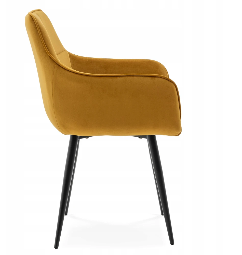 New Home MODERNĖ GLAMOUR QUATTRO MINŠTA AKSOMINĖ KĖDĖ SVETAINEI, VALGOMAI