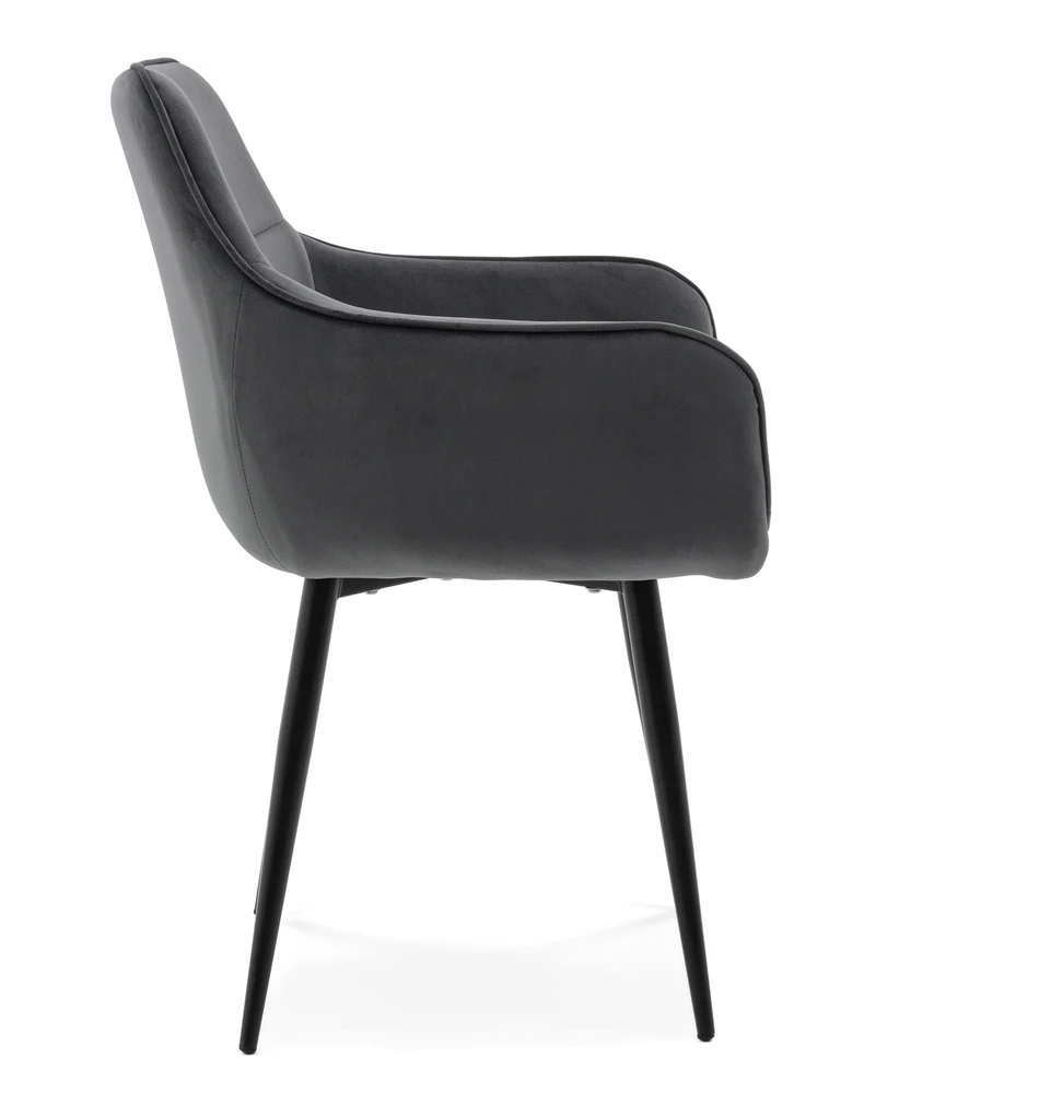New Home MODERNĖ GLAMOUR QUATTRO MINŠTA AKSOMINĖ KĖDĖ SVETAINEI, VALGOMAI