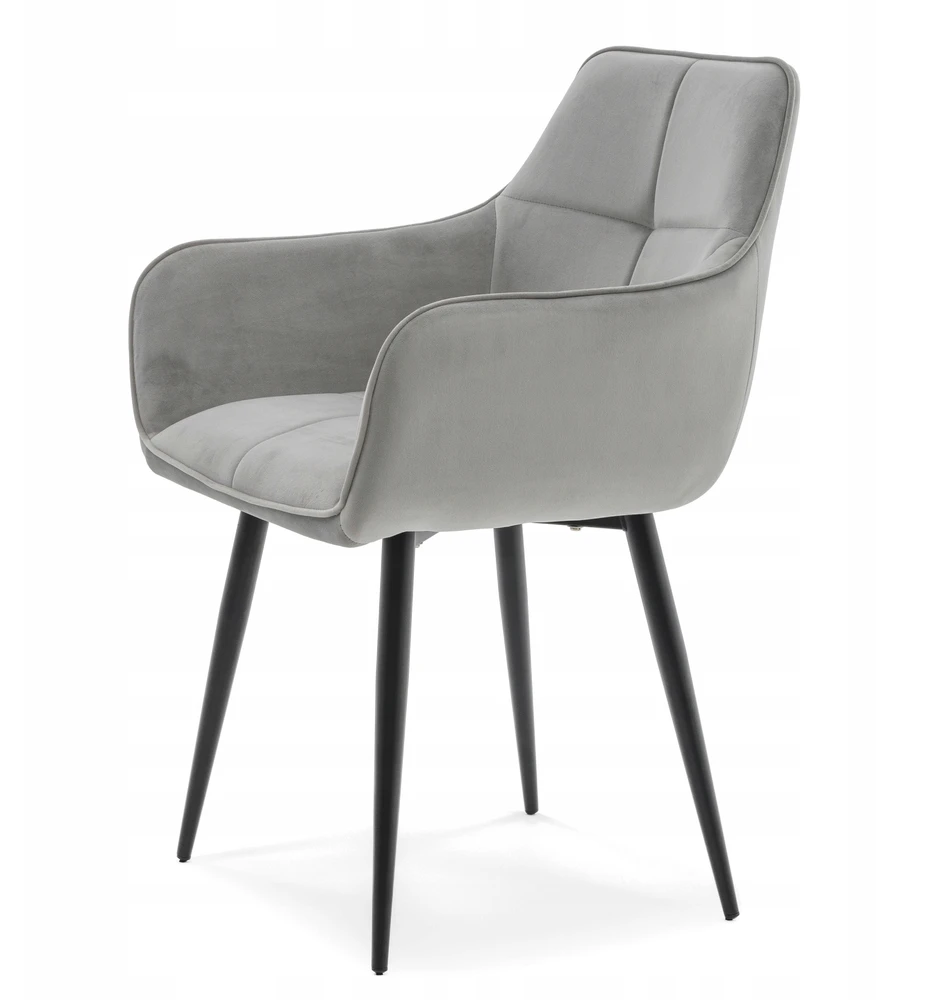 New Home MODERNĖ GLAMOUR QUATTRO MINŠTA AKSOMINĖ KĖDĖ SVETAINEI, VALGOMAI