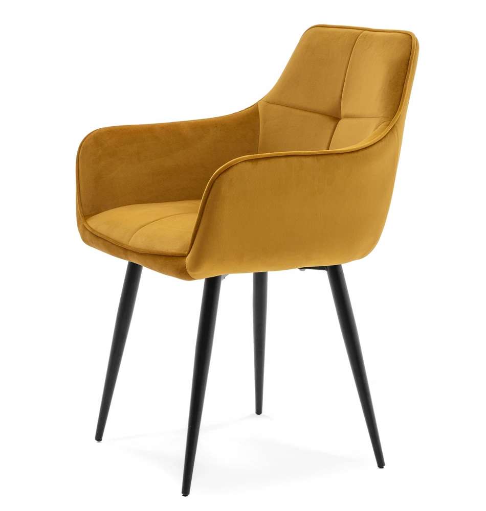 New Home MODERNĖ GLAMOUR QUATTRO MINŠTA AKSOMINĖ KĖDĖ SVETAINEI, VALGOMAI