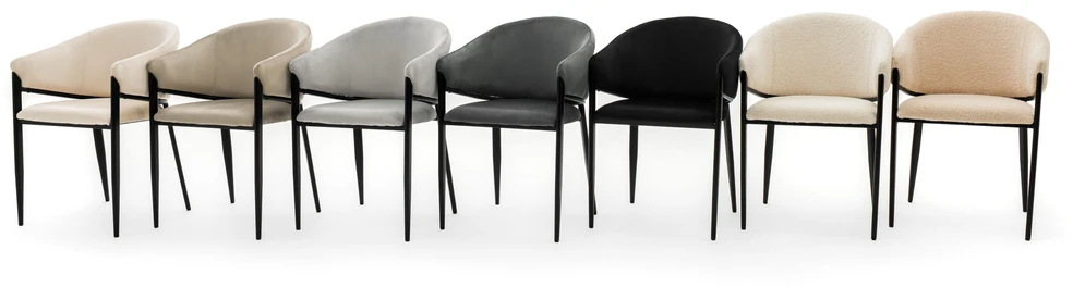 New Home MODERNUS GLAMURAS MINŠTA AKSOMINĖ KĖDĖ SVETAINEI, VALGOMAI