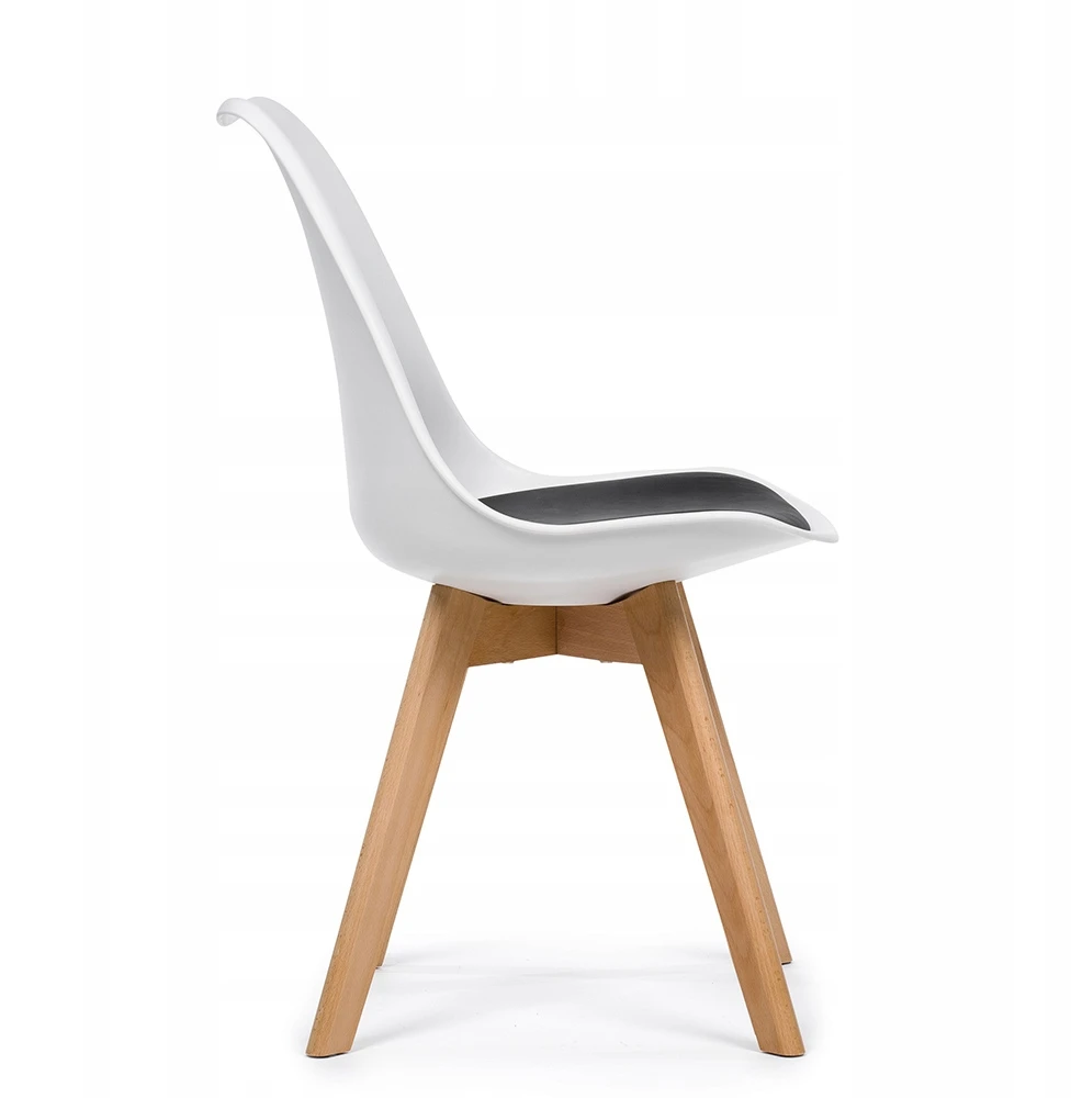 New Home Skandinaviška kėdė su pagalvėle DSW DUBLIN Baltas Juodas