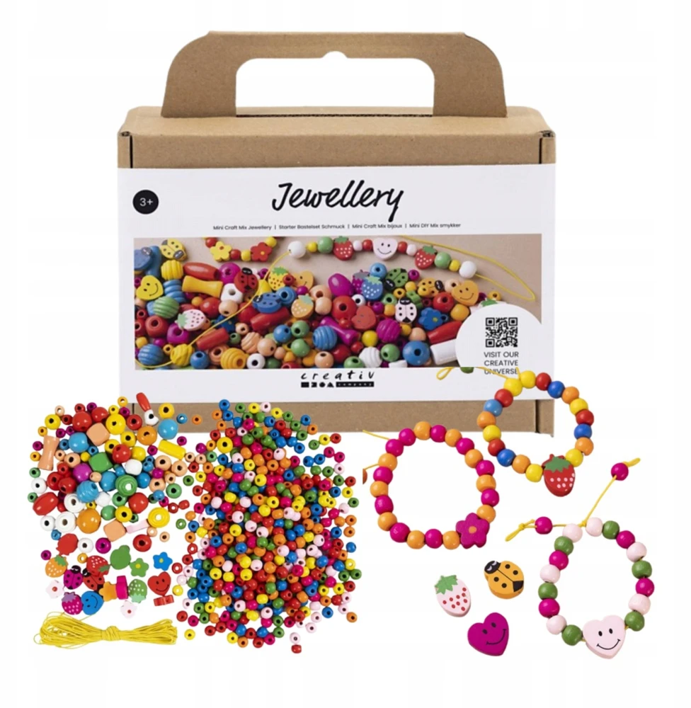 NEW Diy Kitcreative Toys „Pasidaryk pats“ mišinys – Papuošalai – Linksmos spalvos (977547)