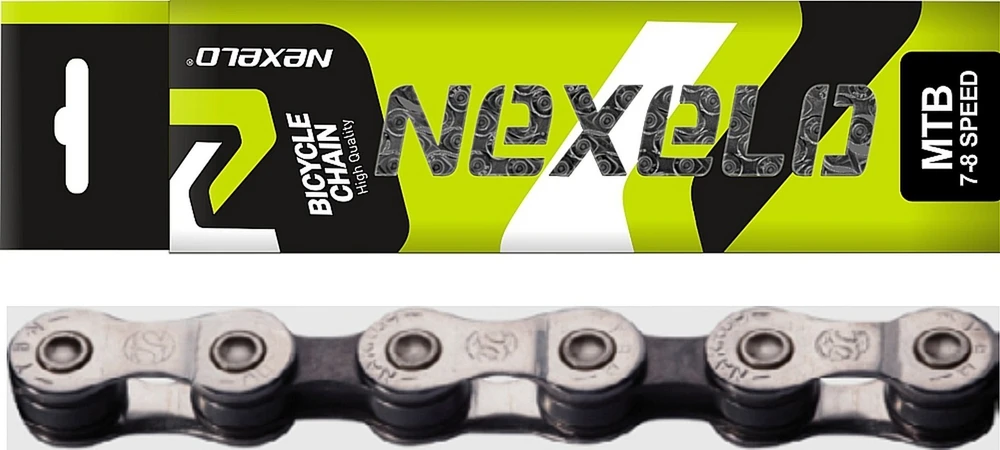 Nexelo Dviračio grandinė 7-8 eilės 116 grandžių MTB dviračiui 1/2x3/32 naujas STRONG