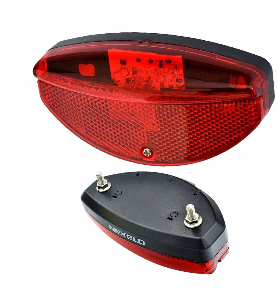 Nexelo Dviračio žibintas galinis dviračio žibintas su generatoriumi 6V 3LED 0.2W bagažine