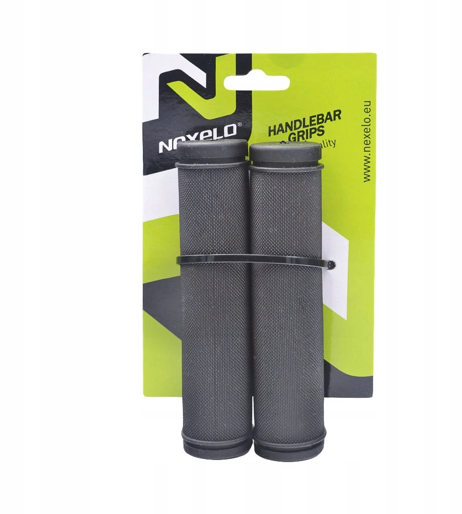 Nexelo Dviračių rankenos, dviračio vairo vairo rankenos, ERGO 132mm, Juodas