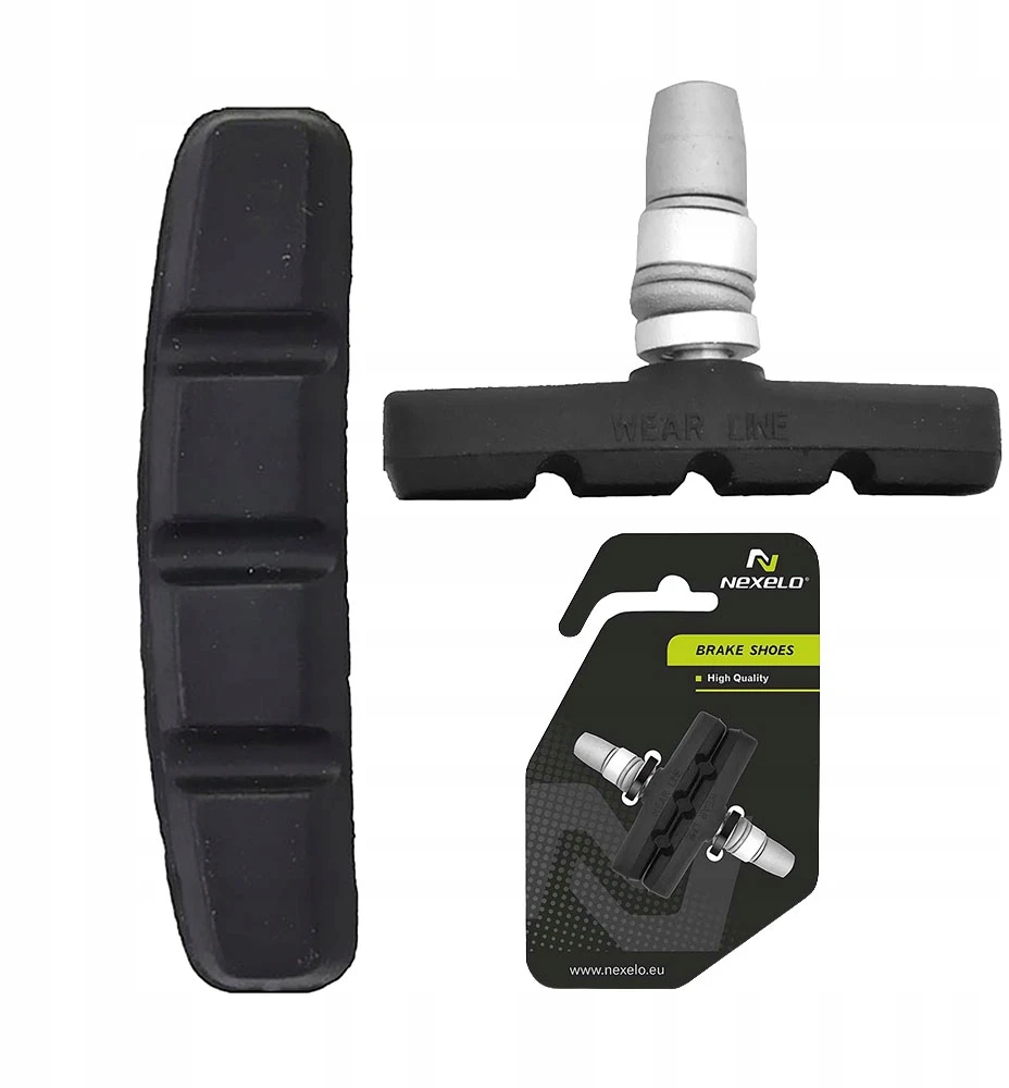 Nexelo Simetriškos dviračio stabdžių kaladėlės 60mm diskas V-BRAKE PARA dviračiui