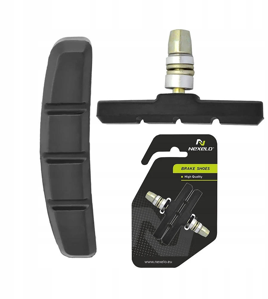 Nexelo V-Brake dviračio stabdžių kaladėlės 2 vnt, prisukami trinkelės, 70 mm, simetriški