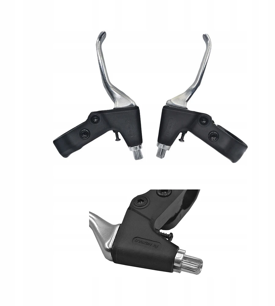 Nexelo V-Brake dviračio stabdžių svirtys PAIR skirtos 2 pirštų MTB TREKING