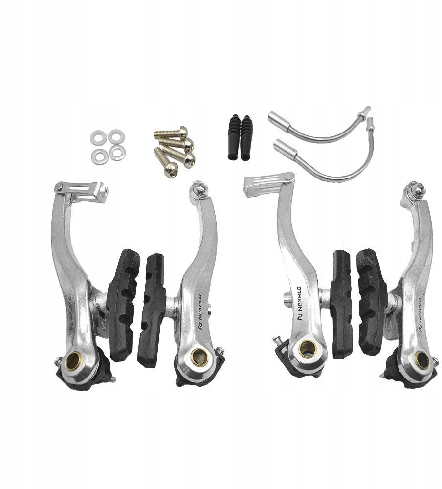 Nexelo V-Brake stabdžių trinkelių rinkinys dviračio trinkelės priekinės galinės 110mm SET