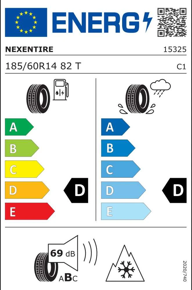 Nexen 185/60R14 NBLUE 4 SEZONAS 82T