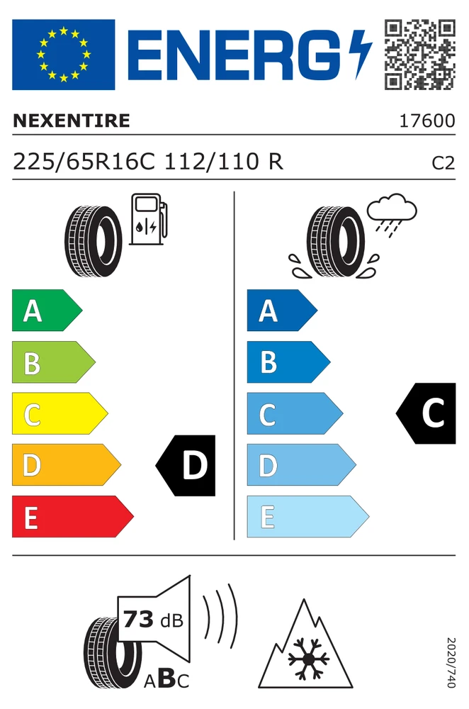 Nexen 225/65R16C N'Mėlynas 4 SEASON VAN 112R