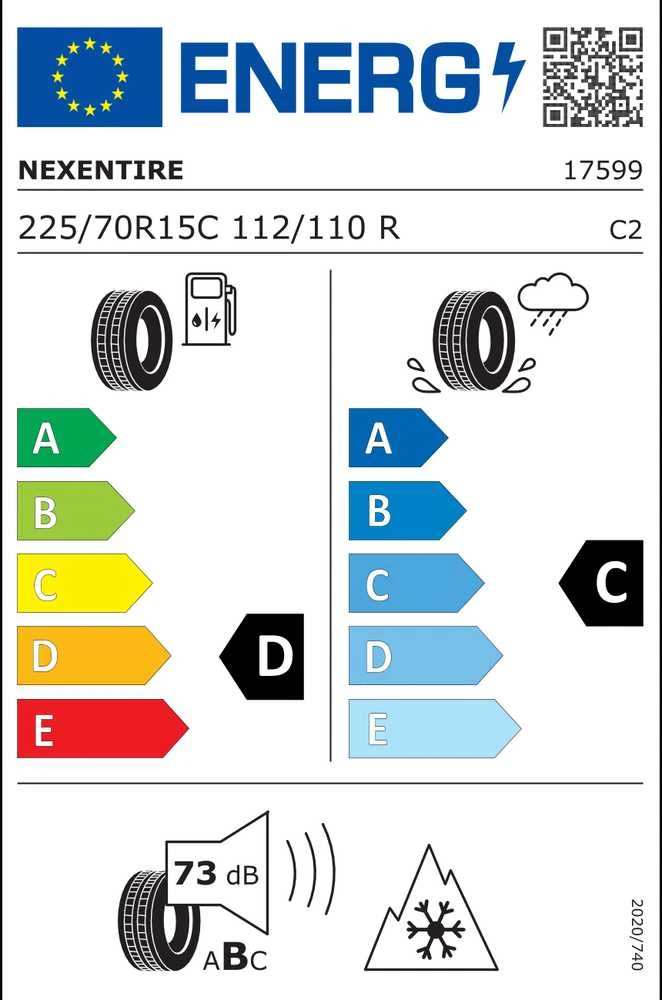 Nexen 225/70R15C N'Mėlynas 4 SEASON VAN 112R